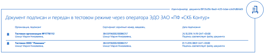 Как выглядит договор подписанный электронной подписью образец